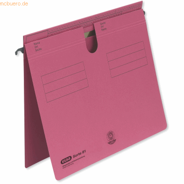 4002030811065 - Hängehefter Sorte 81 100555355 A4 rot Recyclingkarton 250g 4002030811065 Elba