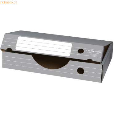 4002030830073 - Archivbox tric 100552038 A3 grau weiß Pappe 4002030830073 Elba