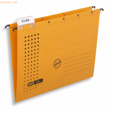 4002030851375 - Hängemappe A4 chic gelb 230g Recyclingkarton 100552087 4002030851375 Elba