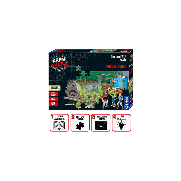 4002051680657 - Krimi-Puzzle Die drei ??? Kids - T-Rex in Action Geschicklichkeitsspiel 4002051680657 KOSMOS