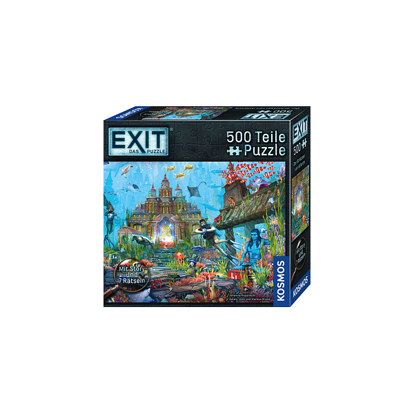 4002051683962 - EXIT - Das Puzzle Der Schlüssel von Atlantis Puzzle 500 Teile 4002051683962 KOSMOS