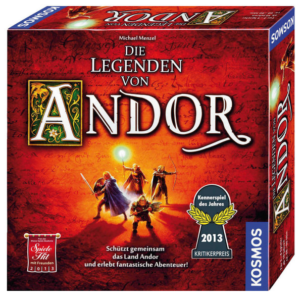 4002051691745 - Die Legenden von Andor Brettspiel 4002051691745 Kosmos