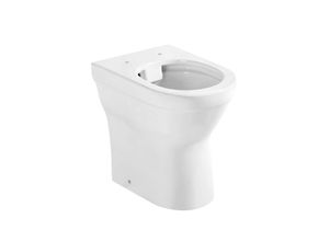 4002071273815 - Stand-WC Cozy erhöht 475 cm Sitzhöhe Spülrandlos mit WC Sitz Absenkautomatik weiß