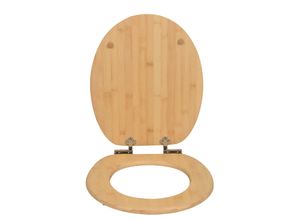 4002071282244 - Bambus WC-Sitz light mit Absenkautomatik für geräuschloses Schließen angenehmer warmer Sitzkomfort massiver Bambus Toilettendeckel Klobrille belastbar bis 150kg 4002071282244 - Bambus WC-Sitz light mit Absenkautomatik für geräuschloses Schließen angenehmer warmer Sitzkomfort massiver Bambus Toilettendeckel Klobrille belastbar bis 150kg