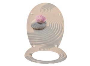 4002071282381 - WC-Sitz Duroplast mit Absenkautomatik Toilettensitz passend für alle handelsüblichen WC-Becken (Garden) 4002071282381 - WC-Sitz Duroplast mit Absenkautomatik Toilettensitz passend für alle handelsüblichen WC-Becken (Garden)