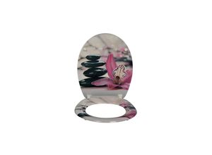 4002071282404 - WC-Sitz Duroplast mit Absenkautomatik Toilettensitz passend für alle handelsüblichen WC-Becken (Orchid) 4002071282404 - WC-Sitz Duroplast mit Absenkautomatik Toilettensitz passend für alle handelsüblichen WC-Becken (Orchid)