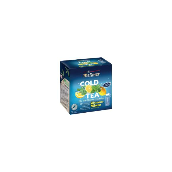 4002221037649 -  Coldtea Lemon-Mint 275G 14 Beutel Cold Tea 4002221037649 MESSMER 14 Stück