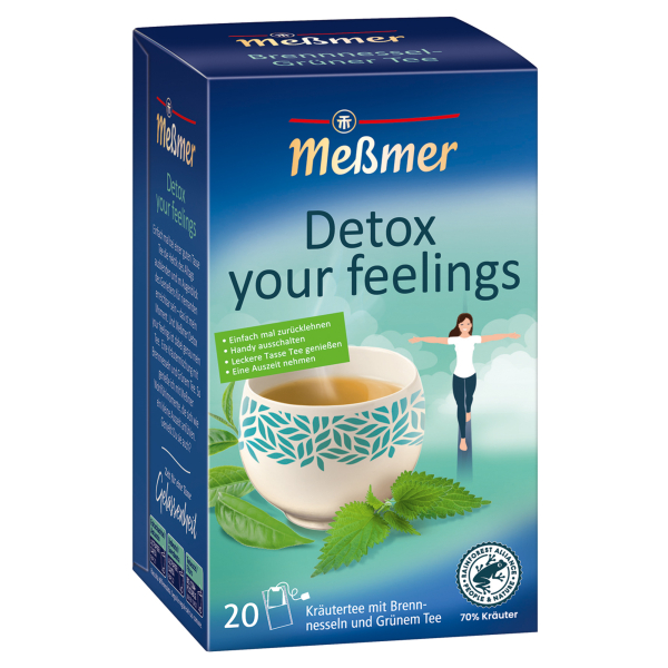 4002221048461 - Tee Detox your feelings 107849 Brennnesslen in Beuteln 4002221048461 20 Stück 4002221048461 - Tee Detox your feelings 107849 Brennnesslen in Beuteln 4002221048461 20 Stück