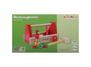 4002228021580 - SpielMaus Holz Werkzeugkasten 10-teilig