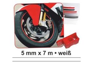 4002341340919 - Hermann Schütz Zierstreifen Wheel-Stripes für Motorradfelgen weiß 5mm x 7m