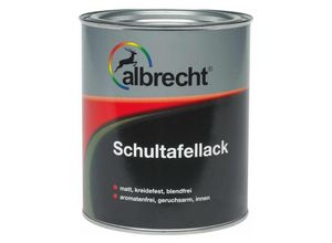 4002364311033 - Schultafellack 375 ml matt schwarz Speziallack Tafellack Tafelfarbe - Albrecht