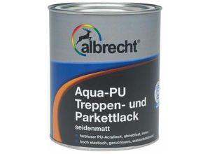 4002364391059 - Aqua PU-Treppen- und Parkettlack 25 l farblos seidenmatt Treppenlack - Albrecht