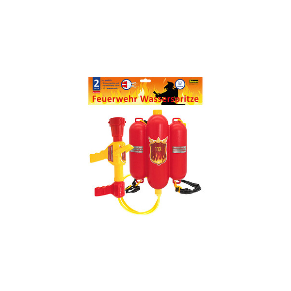 4002372400903 - Wasserpistole Feuerwehr  rot 4002372400903 Idena