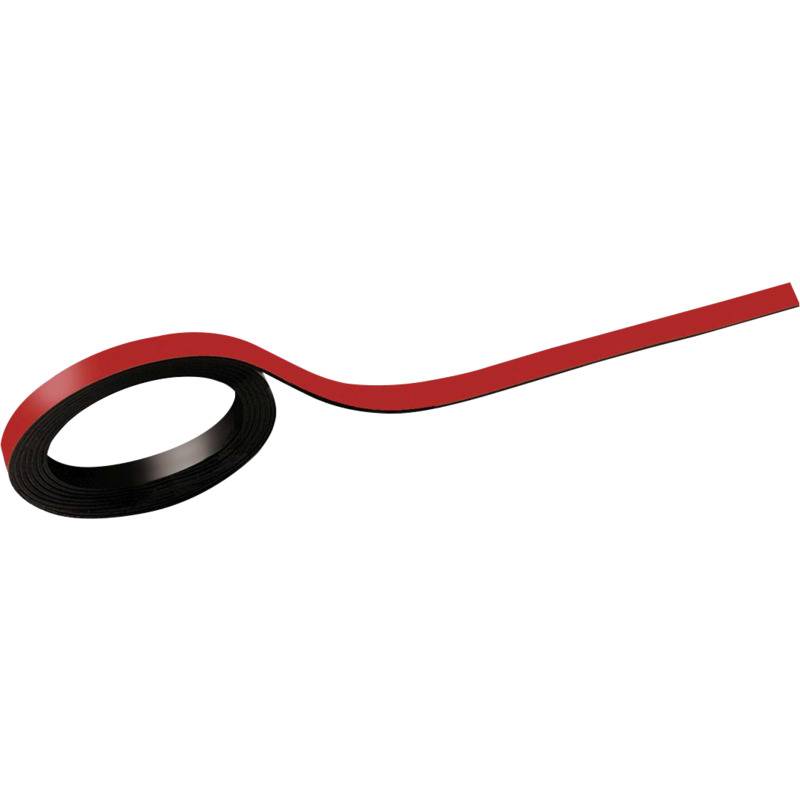4002390024488 - MAUL Magnetstreifen beschriftbar 2 Stück L 1000 x B 5 mm rot