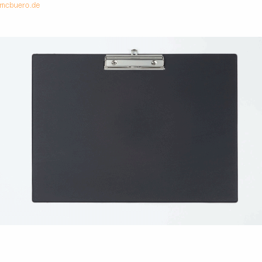 4002390052054 - Klemmbrett 2336790 A3 quer schwarz Karton mit Kunststoffüberzug inkl Aufhängeöse 4002390052054 Maul
