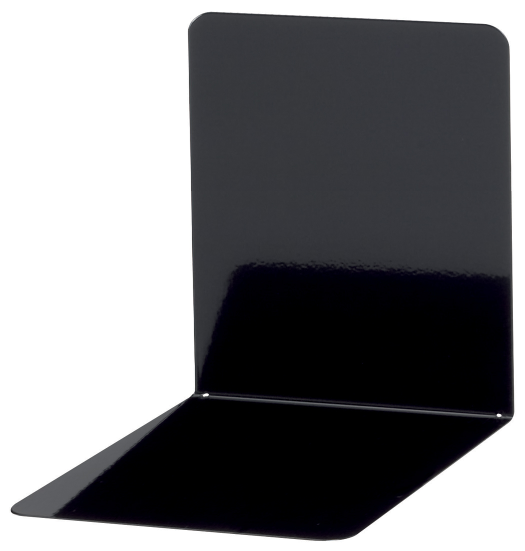 4002390061629 - Buchstützen Metall 14x12x14cm magnethaftend schwarz VE=2 Stück