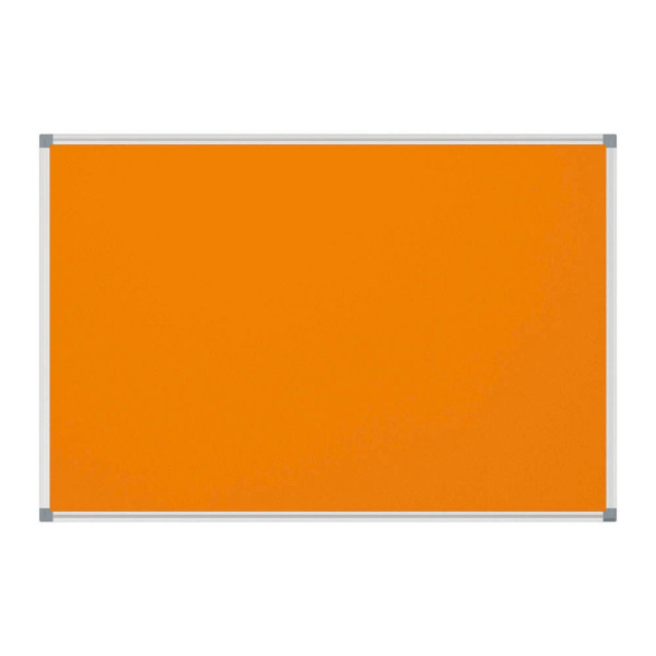 4002390065061 - Pinnwand Standard 6445043 180x90cm Filz Aluminiumrahmen orange 4002390065061 Maul