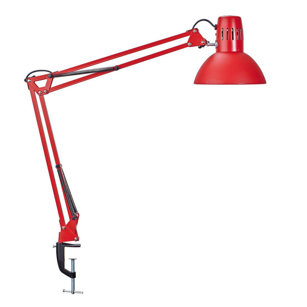 4002390082594 - MAULstudy Klemmbar Schreibtischlampe Ohne Leuchtmittel Rot 170 x 595 x 440 mm