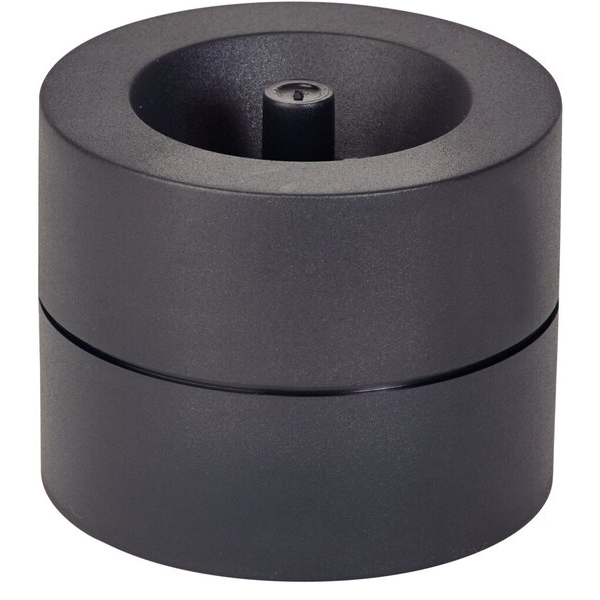 4002390087605 - Büroklammernspender MAUL MAULpro Recycling magnetisch inkl 15 Klammern Ø 73 x H 60 mm 90 % Recycling-Kunststoff schwarz