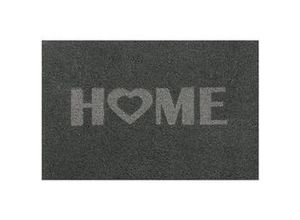 4002398196286 - Fußmatte Home Heart Kokos grau 40 x 60 cm