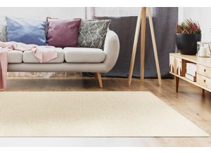 4002398229946 - Wollteppich LUXOR LIVING Sheffield Teppiche Gr B L 240 cm x 340 cm 5 mm 1 St beige (creme) Esszimmerteppiche melierte Berber-Optik reine Wolle auch als Läufer erhältlich