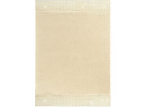 4002398271075 - Wollteppich LUXOR STYLE Noblesse Teppiche Gr B L 200 cm x 300 cm 20 mm 1 St beige (creme) Esszimmerteppiche reine Wolle handgeknüpft Wohnzimmer