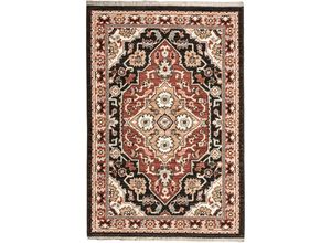 4002398912480 - Teppich LUXOR LIVING Sempura Teppiche Gr B L 160 cm x 235 cm 8 mm 1 St bunt (multi) Fransenteppich Orientalische Muster Orient-Optik 80% Wolle mit Fransen Wohnzimmer