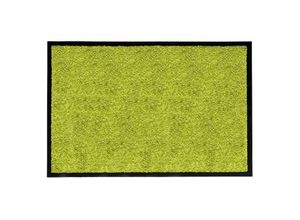 4002398952929 - Fußmatte waschbar mit stabiler Gummiumrandung grün 180 x 120 x 05 cm Fußmatte Schmutzfangmatte Fußabtreter Türmatte Sauberlaufmatte