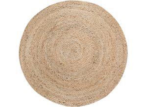 4002398953919 - Teppich LUXOR LIVING Mamda 2 Teppiche Gr Ø 150 cm 4 mm 1 St beige (natur) Esszimmerteppiche