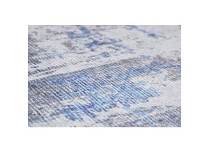 4002398961884 - - luxor Living Teppich Punto creme-blau 80 x 150 cm modische Teppiche