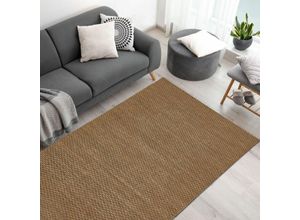 4002398965615 - Wollteppich Naturfaser Natur Wohnzimmerteppich Webteppich pflegeleicht und strapazierfähig Taupe 190 x 130 x 1 cm - Braun - Homcom 4002398965615 - Wollteppich Naturfaser Natur Wohnzimmerteppich Webteppich pflegeleicht und strapazierfähig Taupe 190 x 130 x 1 cm - Braun - Homcom