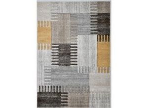 4002398981882 - Luxor Living Teppich Torrent gelb-grau 80 x 150 cm