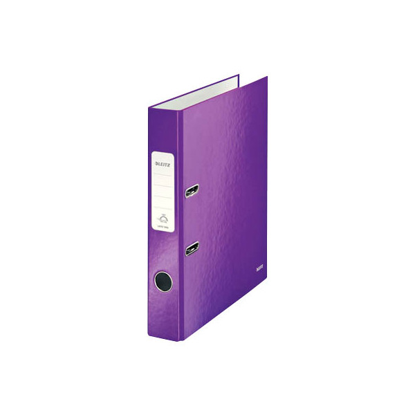 4002432104079 - LEITZ Ordner LEITZ WOW 180°ordn5cm violett Rückenbreite 5 cm DIN A4 Karton lila