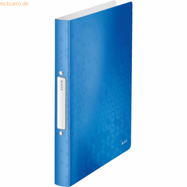 4002432106356 - Ringbuch WOW 4257-00-36 A4 2 Ringe 25mm Ring-Ø Kunststoff blau metallic 4002432106356 Leitz