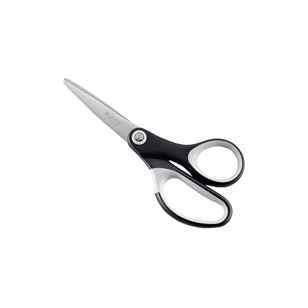 4002432109302 - LEITZ® Schere Titanium 5415 ergonomischer Griff für Links Rechtshänder L 150 mm titanbeschichteter Stahl Kunststoff schwarz