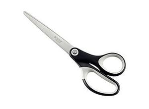 4002432109333 - LEITZ® Schere Titanium 5416 ergonomischer Griff für Links Rechtshänder L 180 mm titanbeschichteter Stahl Kunststoff schwarz