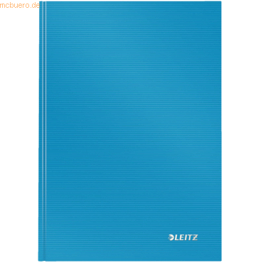 4002432116935 - 6 x Notizbuch Solid fester Einband A5 kariert 80 Blatt hellblau