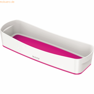 4002432118137 - Aufbewahrungsbox MyBox 5258-40-23 06 Liter außen 307x105x55mm Kunststoff perlweiß pink 4002432118137 Leitz