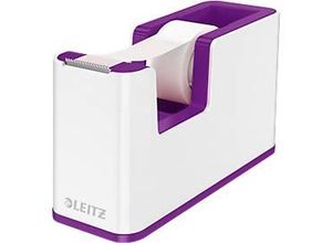 4002432122141 - Tischabroller WOW Duo Colour gefüllt PS weiß violett 4002432122141 Leitz