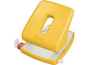 4002432125340 - Bürolocher Cosy 5004-00-19 gelb bis 3mm 30 Blatt mit Anschlagschiene 4002432125340 Leitz