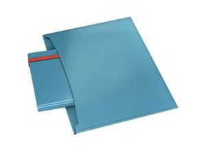 4002432125821 - Leitz® Dokumentenhülle Cosy Privacy blickdicht A4-Format für bis zu 50 Blatt mit 2 Taschen 3 Stück blau