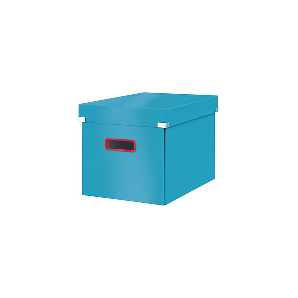 4002432128587 - Aufbewahrungsbox Click & Store Cosy 53470061 für A4 außen 32x36x31cm Karton blau 4002432128587 Leitz