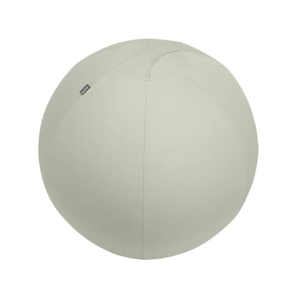 4002432134786 - Ergo Ergonomischer Sitzball 6543 Stoppfunktion Design Tragegriff Waschbar 75 cm Bis zu 150 kg Hellgrau