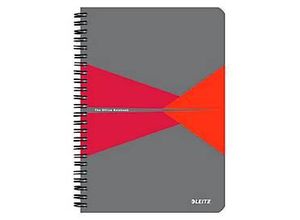 4002432141395 - Collegeblock Office Format A5 90 karierte Blatt lässt sich um 360° öffnen Spiralbindung Kartoneinband FSC®-zertifiziert rot 4002432141395 - Collegeblock Office Format A5 90 karierte Blatt lässt sich um 360° öffnen Spiralbindung Kartoneinband FSC®-zertifiziert rot