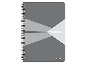 4002432141425 - Collegeblock Office Format A5 90 karierte Blatt lässt sich um 360° öffnen Spiralbindung Kartoneinband FSC®-zertifiziert grau 4002432141425 - Collegeblock Office Format A5 90 karierte Blatt lässt sich um 360° öffnen Spiralbindung Kartoneinband FSC®-zertifiziert grau