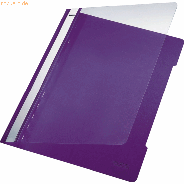 4002432308590 - Schnellhefter Standard 4191 A4 violett PVC Kunststoff kaufmännische Heftung bis 250 Blatt 4002432308590 Leitz