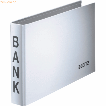 4002432365302 - LEITZ® Bank-Ordner A6 quer Material Karton PP-kaschiert weiß