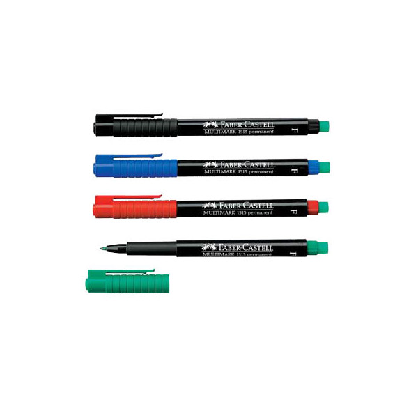 4002432409150 - Folienstift Multimark 1513 F farbig sortiert 06 mm 4er Etui permanent 4002432409150 50 Stück