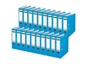 4002432550432 - LEITZ® Ordner 1010 DIN A4 Rückenbreite 80 mm 20 Stück hellblau