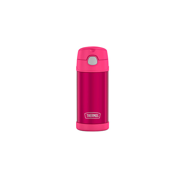 4002458524233 - Isolier-Trinkflasche FUNTAINER Kids Straw pink 035 l 4002458524233 THERMOS